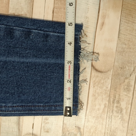 NWT Asos raw hem super high rise jeans - Picture 9 of 10